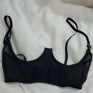 Mesh open underwire bra 30A